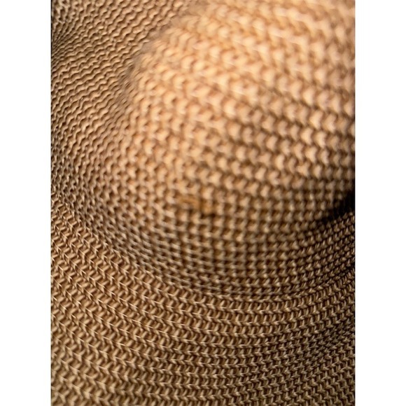 David and Young Sun Hat Womens One Size Beige Packable Wide Brim Floppy travel - Picture 7 of 7